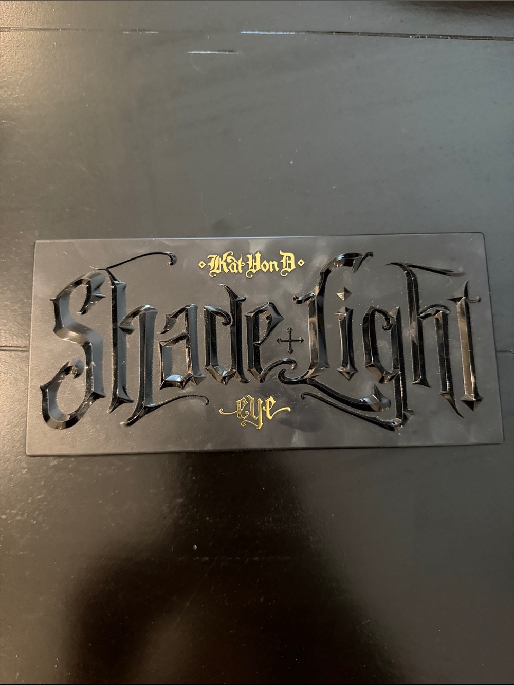 Kat Von D Black and Gold Shade + Light Decorative Sticker